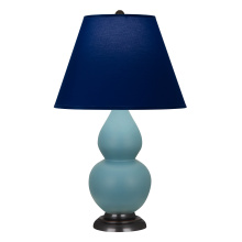 Robert Abbey MOB51N - Matte Steel Blue Small Double Gourd Accent Lamp