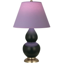 Robert Abbey MOS10L - Matte Obsidian Small Double Gourd Accent Lamp