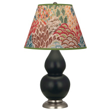 Robert Abbey MOS12F - Matte Obsidian Small Double Gourd Accent Lamp