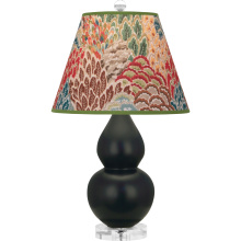 Robert Abbey MOS13F - Matte Obsidian Small Double Gourd Accent Lamp