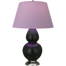 Robert Abbey MOS22L - Matte Obsidian Double Gourd Table Lamp