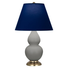Robert Abbey MST50N - Matte Smokey Taupe Small Double Gourd Accent Lamp