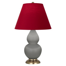 Robert Abbey MST50R - Matte Smokey Taupe Small Double Gourd Accent Lamp