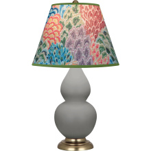 Robert Abbey MST50S - Matte Smokey Taupe Small Double Gourd Accent Lamp