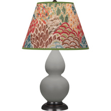 Robert Abbey MST51F - Matte Smokey Taupe Small Double Gourd Accent Lamp