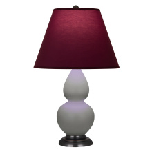 Robert Abbey MST51P - Matte Smokey Taupe Small Double Gourd Accent Lamp
