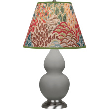 Robert Abbey MST52F - Matte Smokey Taupe Small Double Gourd Accent Lamp