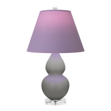 Robert Abbey MST53L - Matte Smokey Taupe Small Double Gourd Accent Lamp