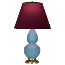 Robert Abbey OB10P - Steel Blue Small Double Gourd Accent Lamp