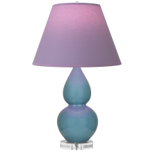 Robert Abbey OB13L - Steel Blue Small Double Gourd Accent Lamp