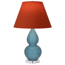 Robert Abbey OB13T - Steel Blue Small Double Gourd Accent Lamp