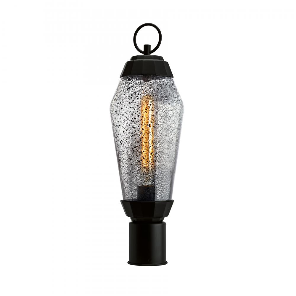 Lyrids 20'' High 1-Light Outdoor Post Light - Matte Black