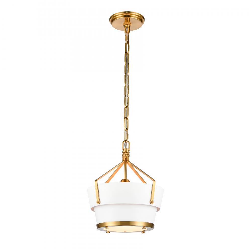 Marin 10.5'' Wide 1-Light Pendant - Satin Brass