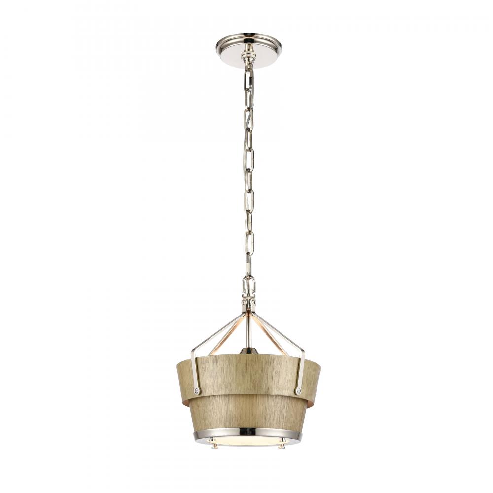 Marin 10.5'' Wide 1-Light Pendant - Polished Nickel