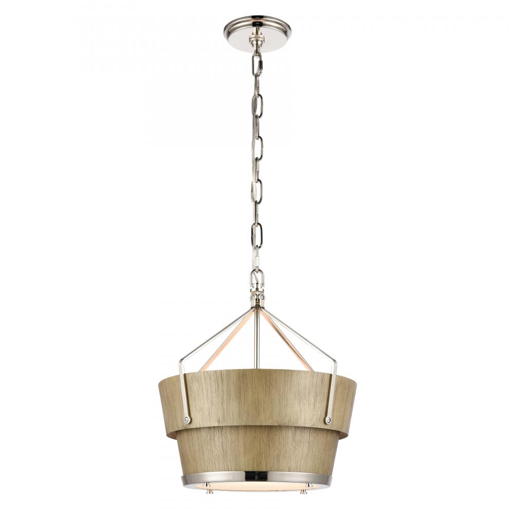Marin 14'' Wide 1-Light Pendant - Corkwood