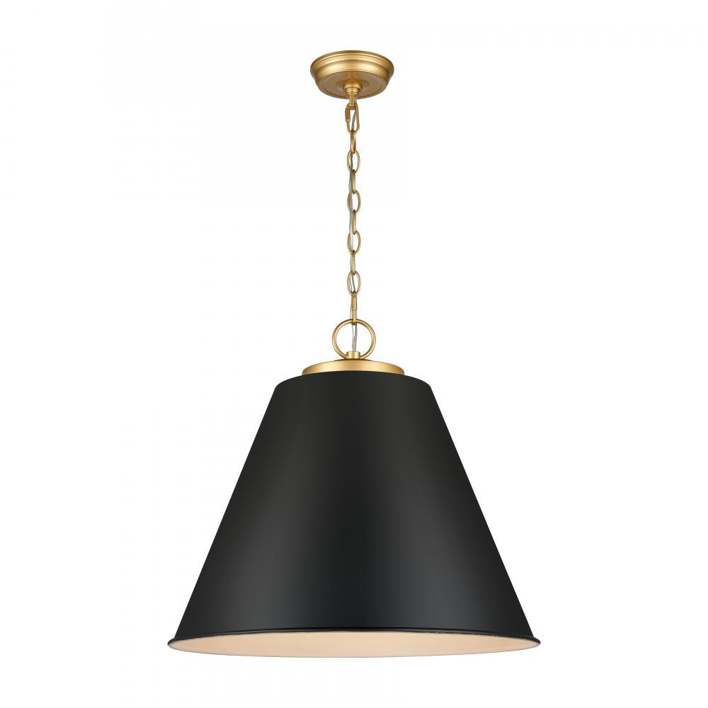 Vellus 20.5'' Wide 3-Light Pendant - Matte Black