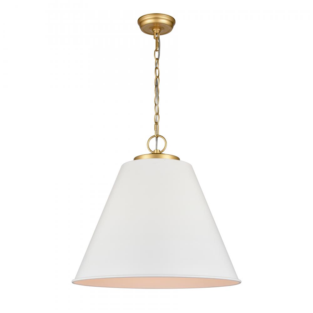 Vellus 20.5'' Wide 3-Light Pendant - Matte White