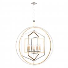 ELK Home Plus 12265/9 - Geosphere 46'' Wide 9-Light Chandelier - Polished Nickel