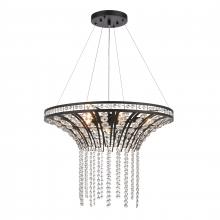ELK Home Plus 82238/6 - Fantania 24'' Wide 6-Light Chandelier - Matte Black