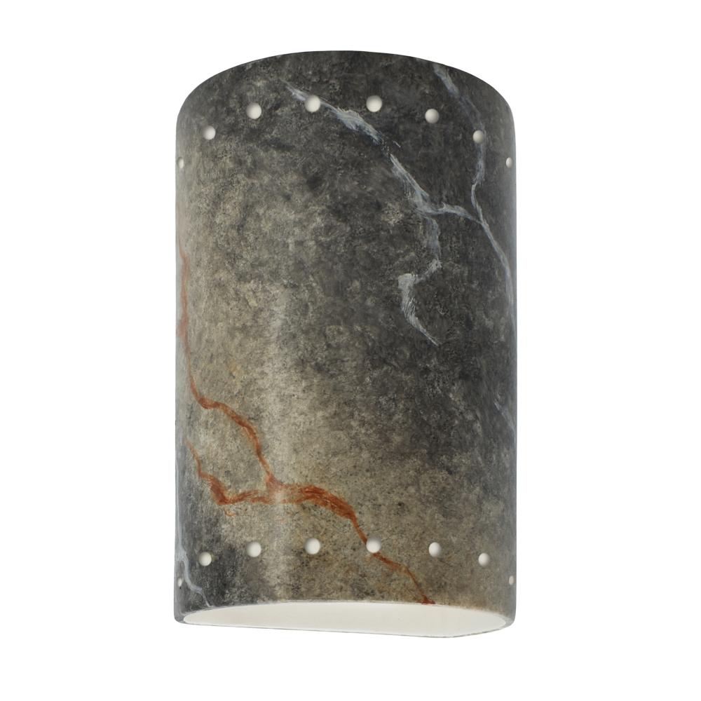 Small Cylinder w/ Perfs - Closed Top (Outdoor) - LED
