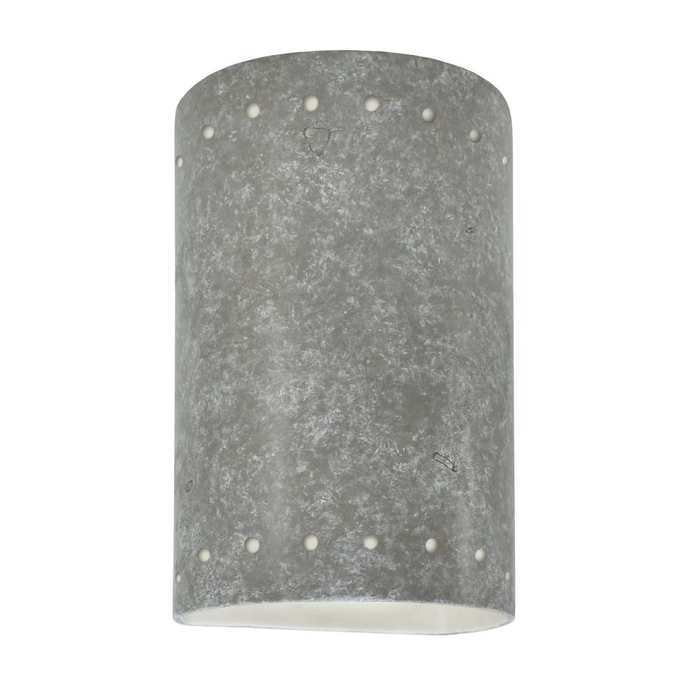 Small Cylinder w/ Perfs - Closed Top (Outdoor) - LED