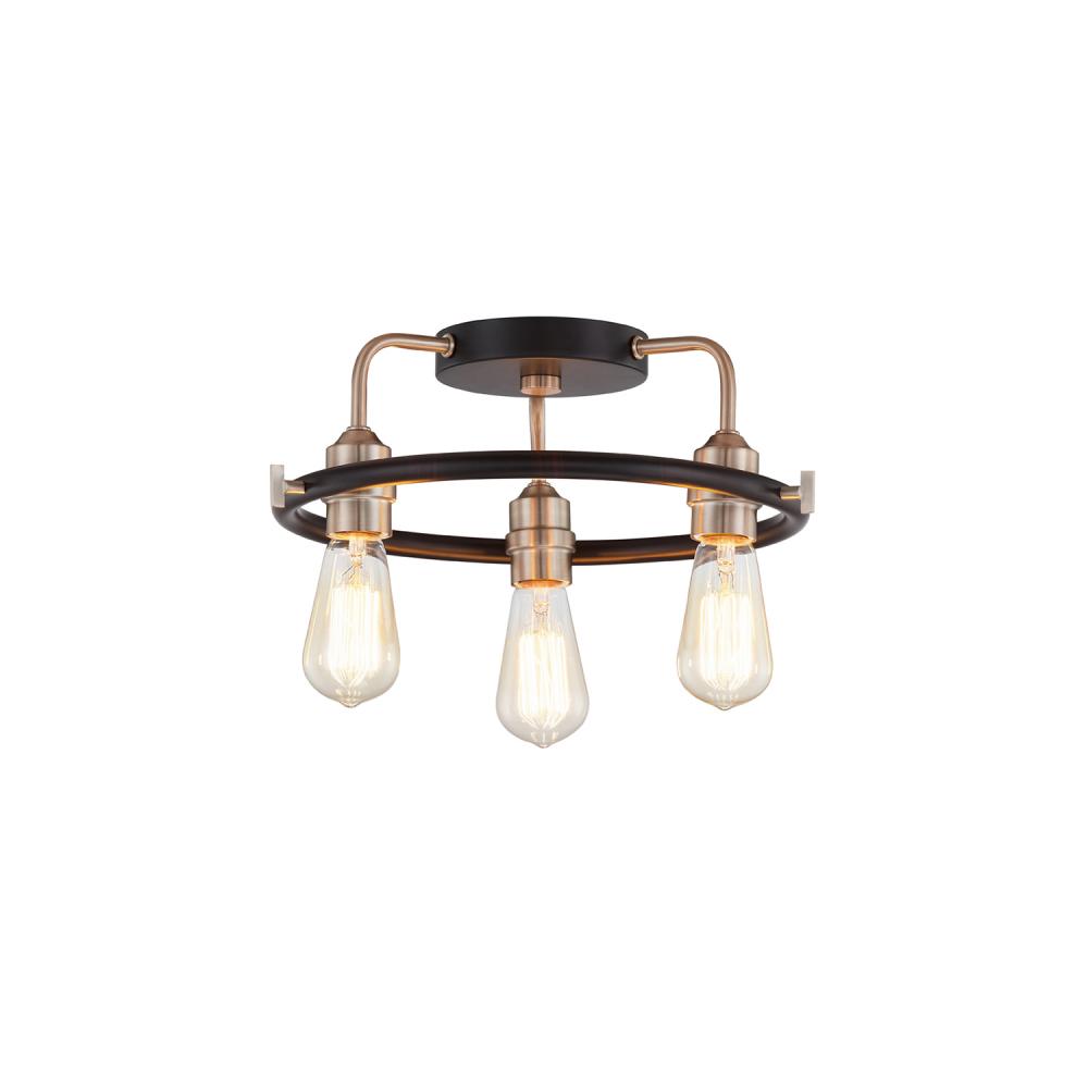 Volta 3-Light Flush-Mount