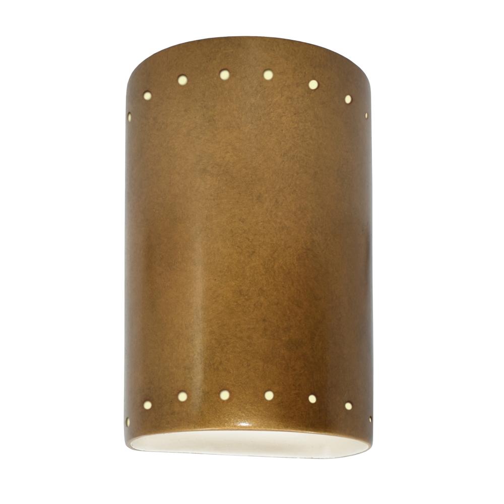 Small Cylinder w/ Perfs - Closed Top (Outdoor) - LED