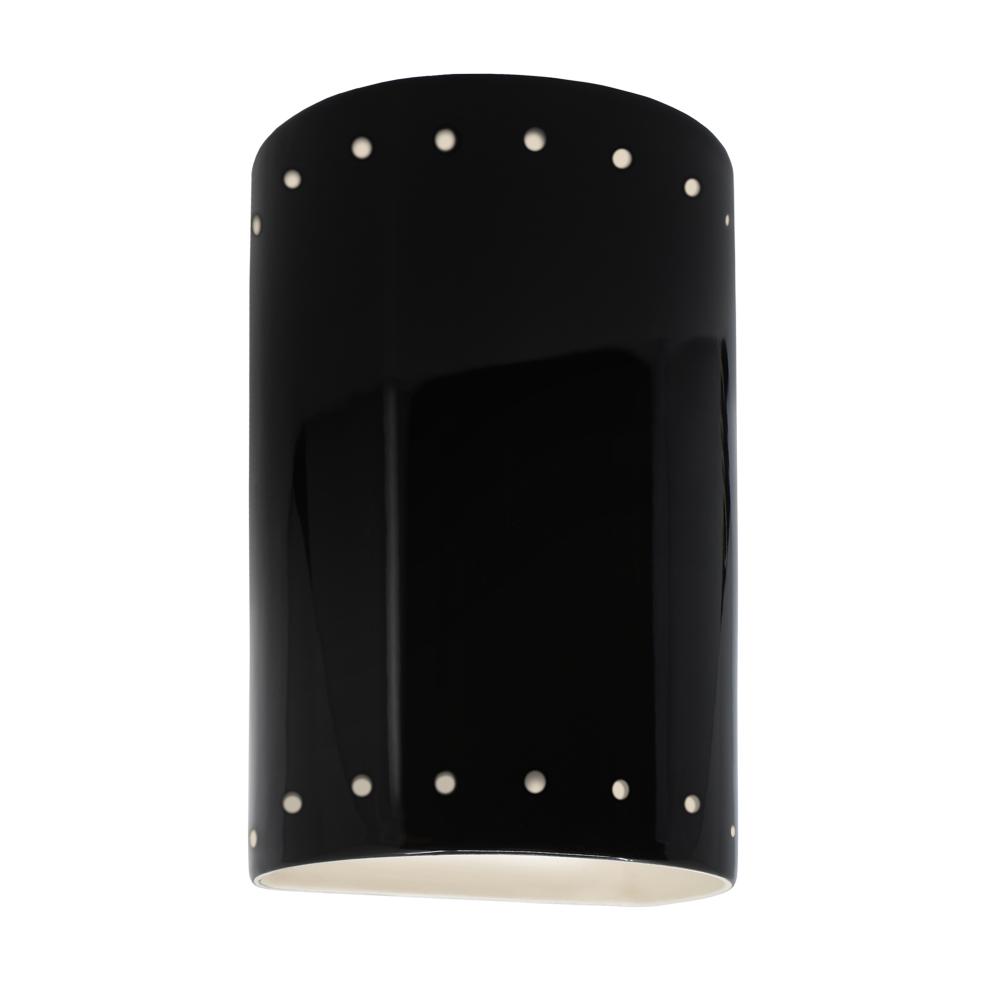 Small Cylinder w/ Perfs - Closed Top (Outdoor) - LED