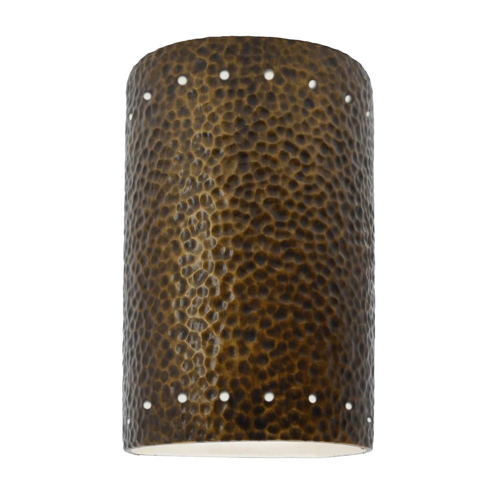 Small Cylinder w/ Perfs - Closed Top (Outdoor) - LED