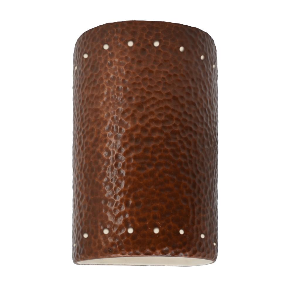 Small Cylinder w/ Perfs - Closed Top (Outdoor) - LED