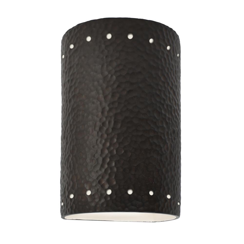 Small Cylinder w/ Perfs - Closed Top (Outdoor) - LED