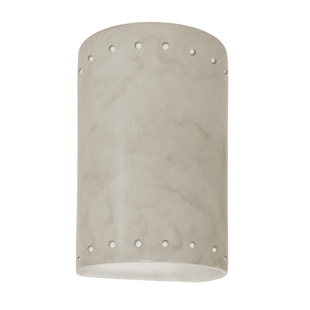 Small Cylinder w/ Perfs - Closed Top (Outdoor) - LED