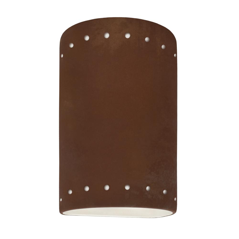Small Cylinder w/ Perfs - Closed Top (Outdoor) - LED