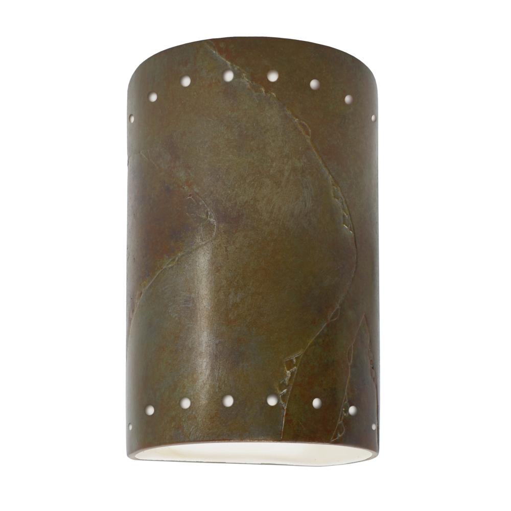 Small Cylinder w/ Perfs - Closed Top (Outdoor) - LED