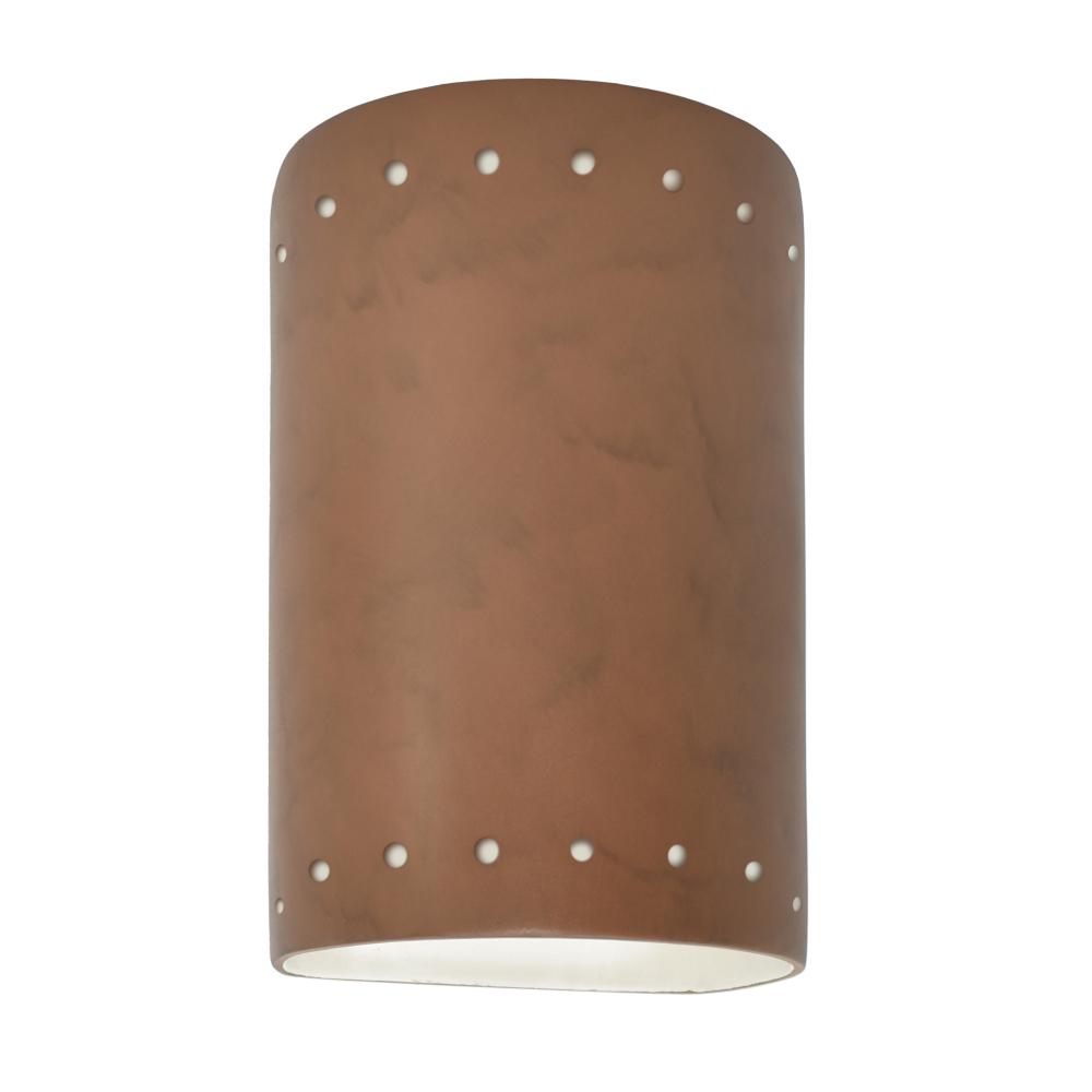 Small Cylinder w/ Perfs - Closed Top (Outdoor) - LED