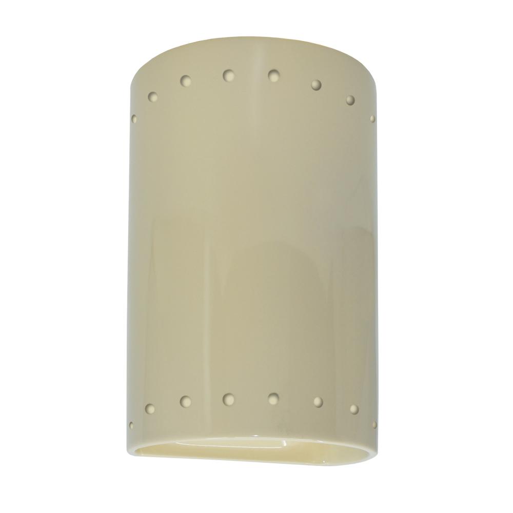 Small Cylinder w/ Perfs - Closed Top (Outdoor) - LED
