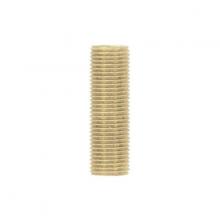 Satco Products Inc. 90/5004 - 1/8 IP Steel Nipple; Yellow Zinc Plated; 1/2" Length; 3/8" Wide