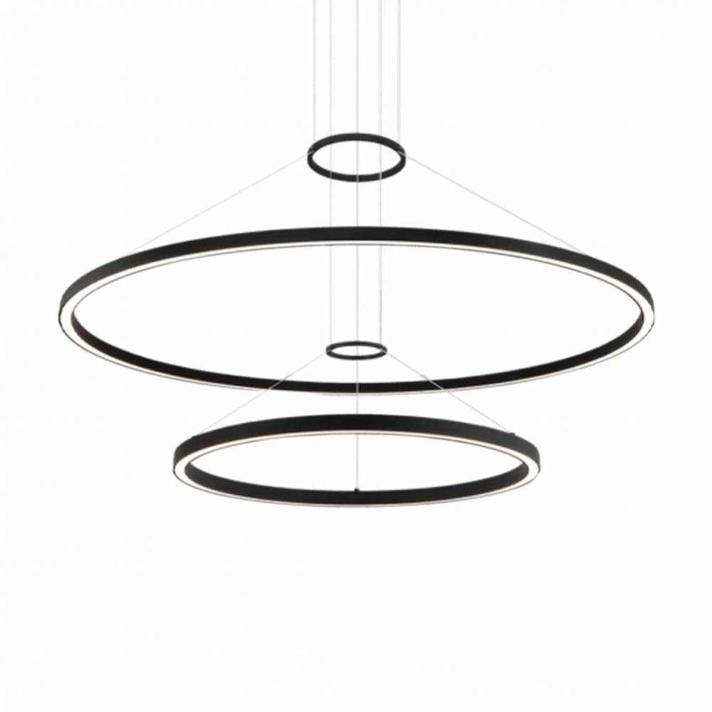 O'Hara Matte Black Chandelier