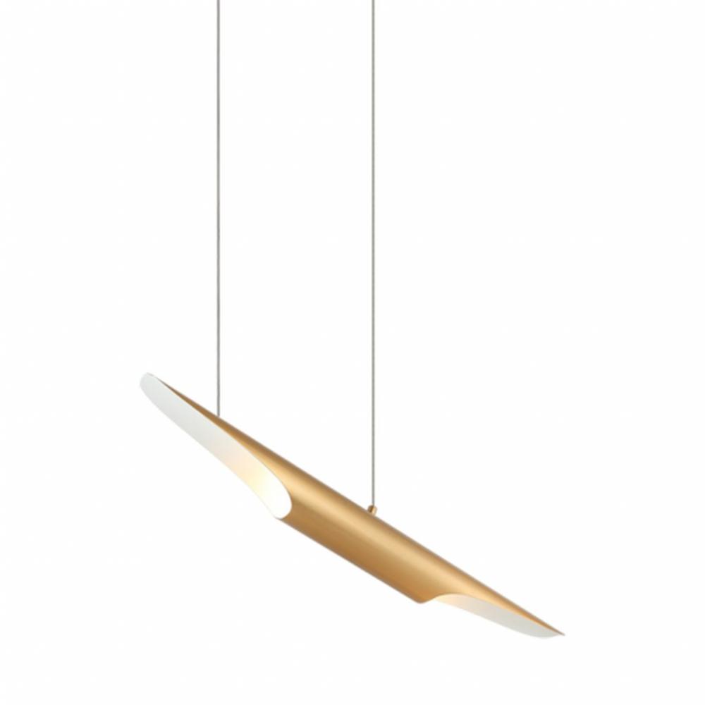 Stylus Aged Gold Brass Chandelier