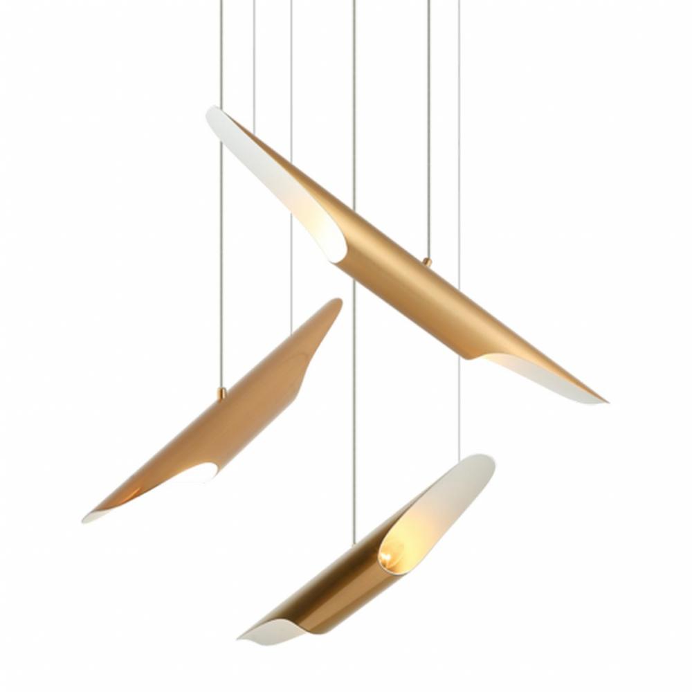 Stylus Aged Gold Brass Chandelier