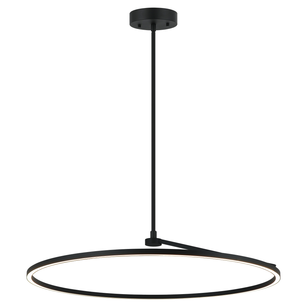 The Trundle Matte Black Pendant