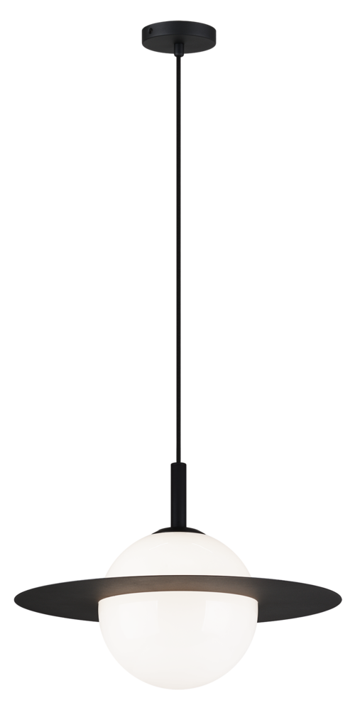 Saturn Black Pendant