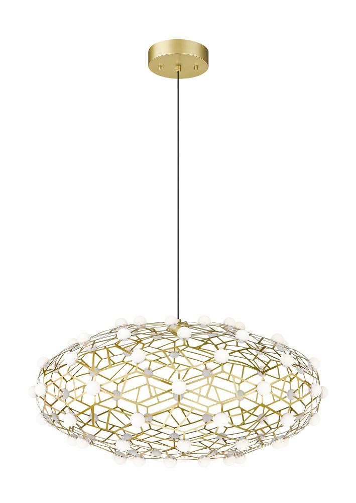 Coral Gold Chandelier