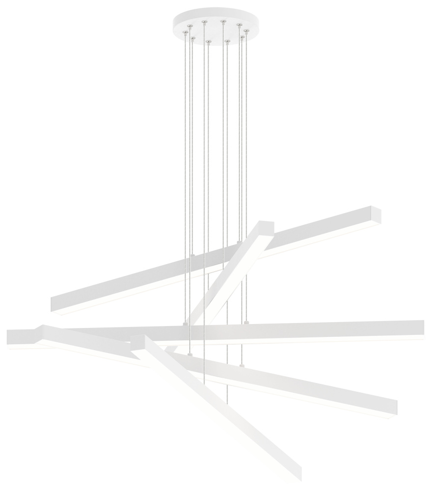 Presley Matte Black Chandelier