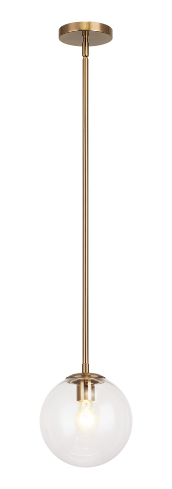 Novo Aged Gold Brass Chandelier