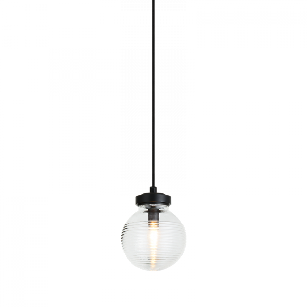 Ridge Matte Black Pendant
