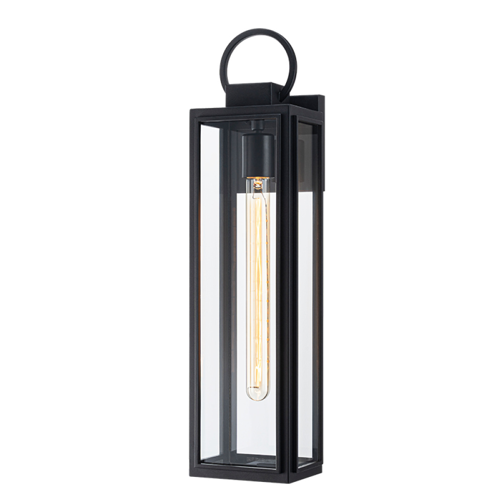 Crosby Matte Black Outdoor Lighting