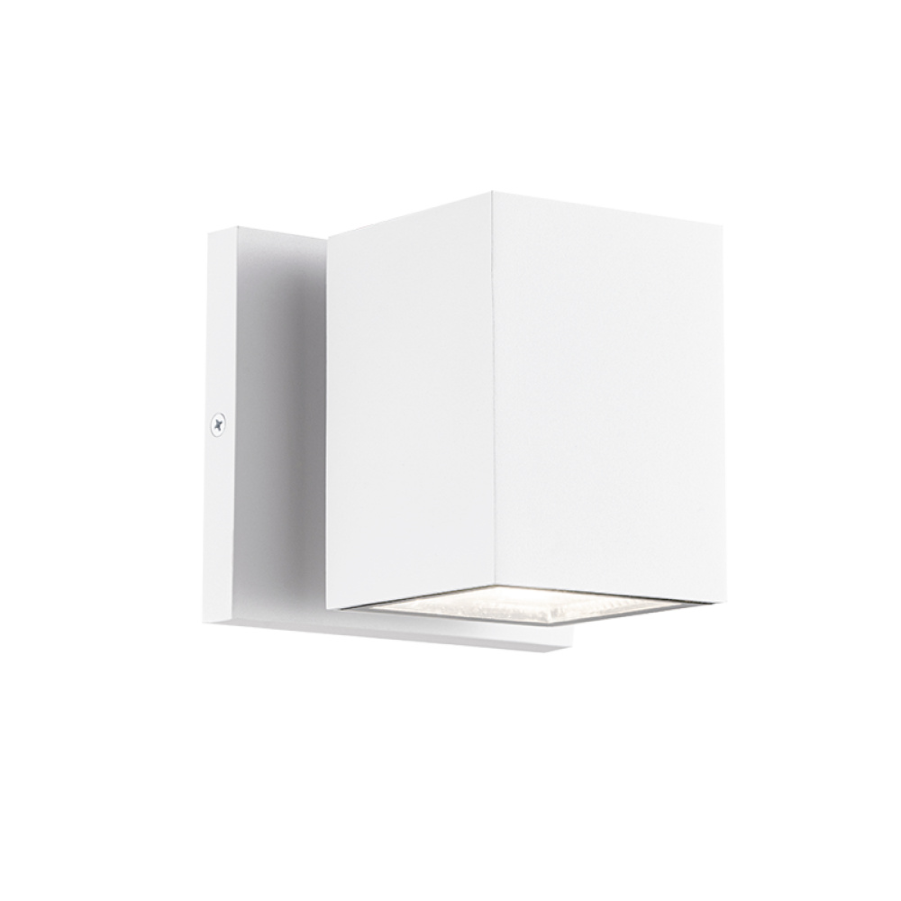 Kubular Matte White Wall Sconce