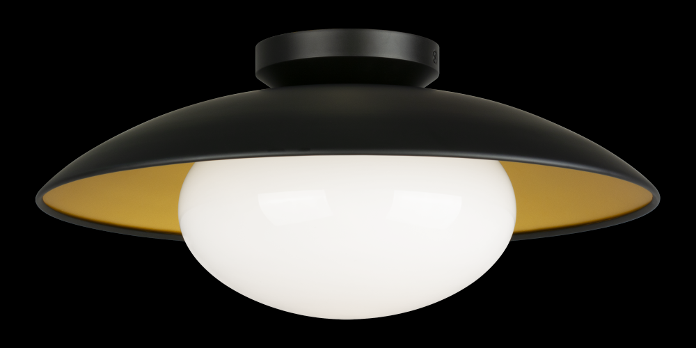 Hatley Black Ceiling Mount