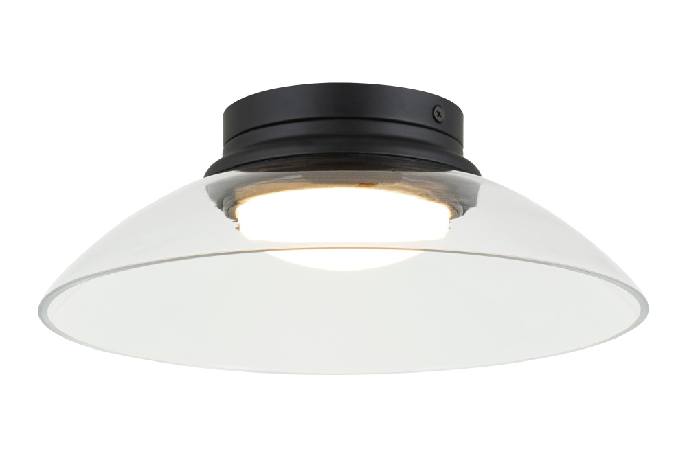 Luna Matte Black Flush Mounts